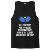 Pickleball Questions 1 Or 2 Who Served Funny Pickleball PosiCharge Competitor Tank