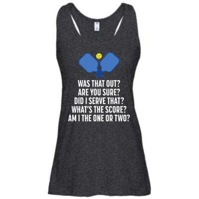 Pickleball Questions 1 Or 2 Who Served Funny Pickleball Ladies Essential Flowy Tank