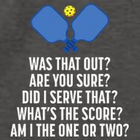 Pickleball Questions 1 Or 2 Who Served Funny Pickleball Vector Backpack
