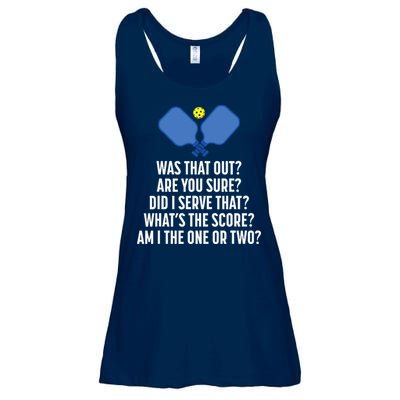 Pickleball Questions 1 Or 2 Who Served Funny Pickleball Ladies Essential Flowy Tank