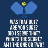 Pickleball Questions 1 Or 2 Who Served Funny Pickleball Kids T-Shirt