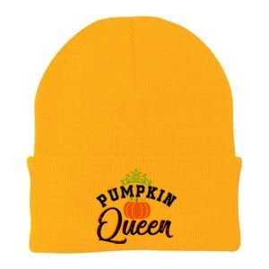 Pumpkin Queen Autumn Fall Halloween Cute Cool Gift Knit Cap Winter Beanie