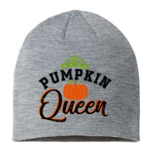 Pumpkin Queen Autumn Fall Halloween Cute Cool Gift Sustainable Beanie