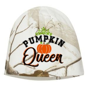 Pumpkin Queen Autumn Fall Halloween Cute Cool Gift Kati - Camo Knit Beanie