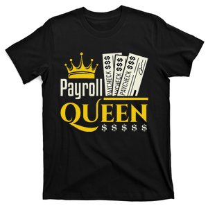 Payroll Queen Accounting Accountant Clerk Manager T-Shirt