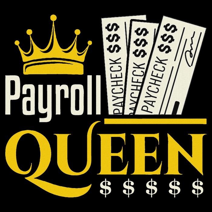 Payroll Queen Accounting Accountant Clerk Manager Drawstring Bag