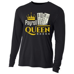 Payroll Queen Accounting Accountant Clerk Manager Cooling Performance Long Sleeve Crew