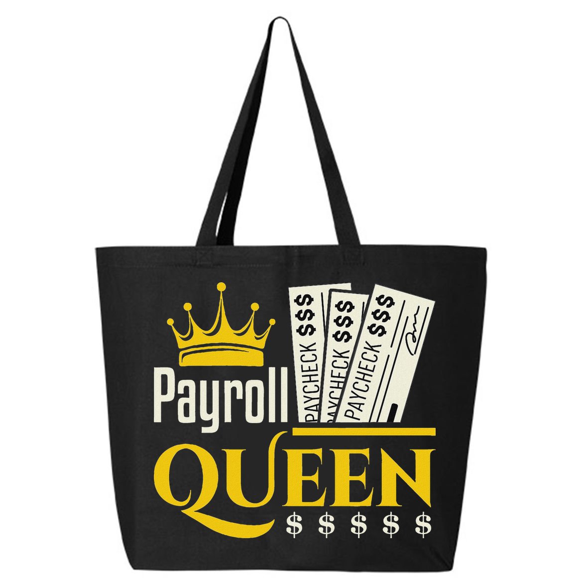 Payroll Queen Accounting Accountant Clerk Manager 25L Jumbo Tote