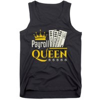 Payroll Queen Accounting Accountant Clerk Manager Tank Top