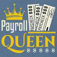 Payroll Queen Accounting Accountant Clerk Manager Garment-Dyed Sweatshirt