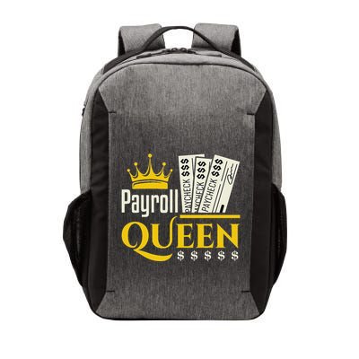 Payroll Queen Accounting Accountant Clerk Manager Vector Backpack