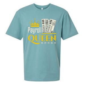 Payroll Queen Accounting Accountant Clerk Manager Sueded Cloud Jersey T-Shirt