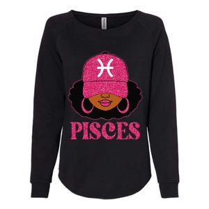 Pisces Queen Birthday Afro Hair Cap Hat Black Women Womens California Wash Sweatshirt