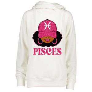 Pisces Queen Birthday Afro Hair Cap Hat Black Women Womens Funnel Neck Pullover Hood