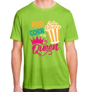 Popcorn Queen Cool Tasty Movie Snack Food Funny Gift Funny Gift Adult ChromaSoft Performance T-Shirt