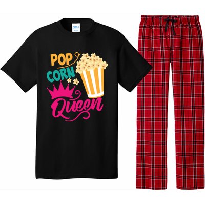 Popcorn Queen Cool Tasty Movie Snack Food Funny Gift Funny Gift Pajama Set