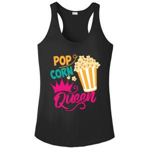 Popcorn Queen Cool Tasty Movie Snack Food Funny Gift Funny Gift Ladies PosiCharge Competitor Racerback Tank