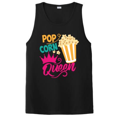 Popcorn Queen Cool Tasty Movie Snack Food Funny Gift Funny Gift PosiCharge Competitor Tank