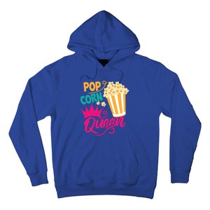 Popcorn Queen Cool Tasty Movie Snack Food Funny Gift Funny Gift Hoodie