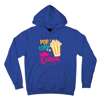 Popcorn Queen Cool Tasty Movie Snack Food Funny Gift Funny Gift Hoodie