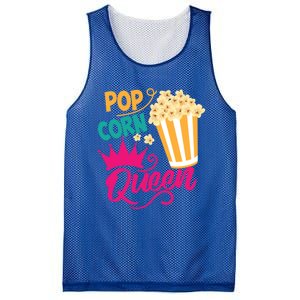 Popcorn Queen Cool Tasty Movie Snack Food Funny Gift Funny Gift Mesh Reversible Basketball Jersey Tank