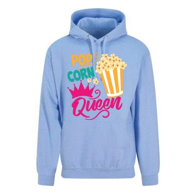 Popcorn Queen Cool Tasty Movie Snack Food Funny Gift Funny Gift Unisex Surf Hoodie