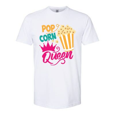 Popcorn Queen Cool Tasty Movie Snack Food Funny Gift Funny Gift Softstyle CVC T-Shirt