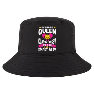 Pickleball Queen Classy Sassy And A Bit Smart Assy Cool Comfort Performance Bucket Hat