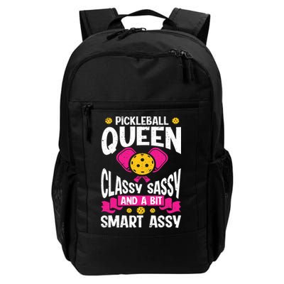 Pickleball Queen Classy Sassy And A Bit Smart Assy Backpack