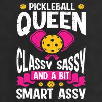 Pickleball Queen Classy Sassy And A Bit Smart Assy Adult Drive Performance Visor