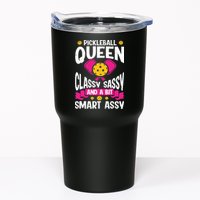 Pickleball Queen Classy Sassy And A Bit Smart Assy Tumbler