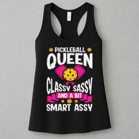 Pickleball Queen Classy Sassy And A Bit Smart Assy Womens Tank Top