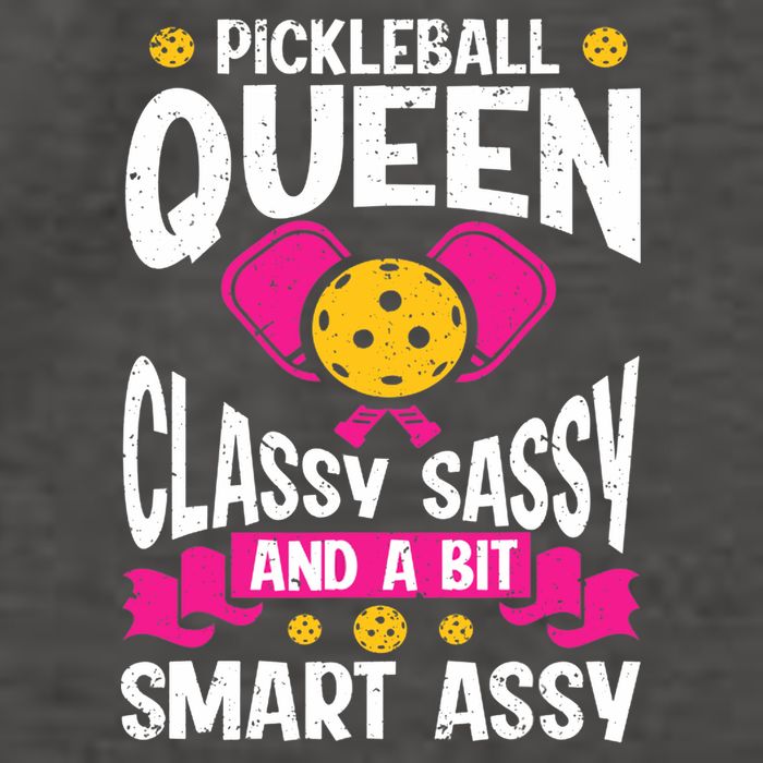 Pickleball Queen Classy Sassy And A Bit Smart Assy Vector Backpack