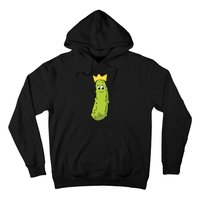 Pickle Queen Funny Cucumber Pickle Girl Hoodie