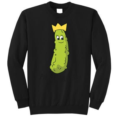 Pickle Queen Funny Cucumber Pickle Girl Sweatshirt