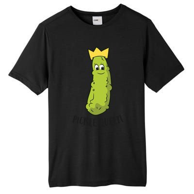 Pickle Queen Funny Cucumber Pickle Girl Tall Fusion ChromaSoft Performance T-Shirt