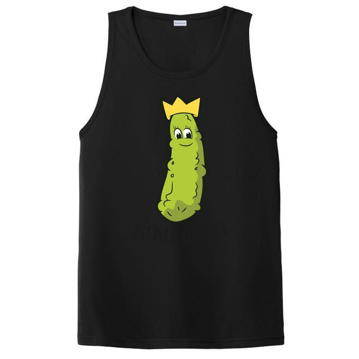 Pickle Queen Funny Cucumber Pickle Girl PosiCharge Competitor Tank