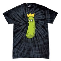 Pickle Queen Funny Cucumber Pickle Girl Tie-Dye T-Shirt