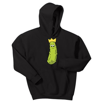 Pickle Queen Funny Cucumber Pickle Girl Kids Hoodie