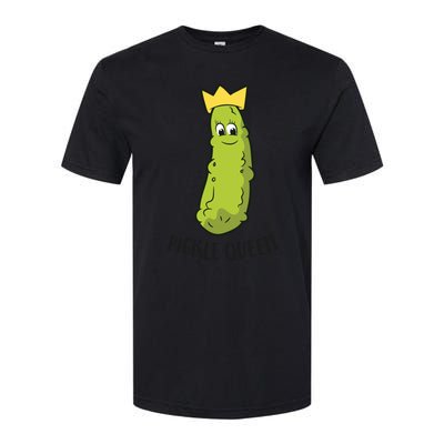 Pickle Queen Funny Cucumber Pickle Girl Softstyle CVC T-Shirt