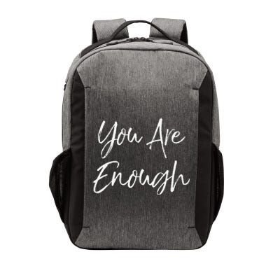 Positivity Quote For Christian Gift You Are Enough Vector Backpack