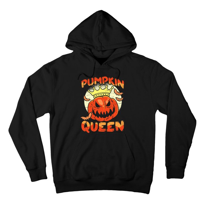 Pumpkin Queen Funny Happy Halloween Hoodie