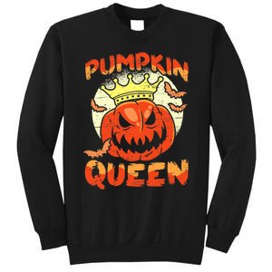 Pumpkin Queen Funny Happy Halloween Sweatshirt