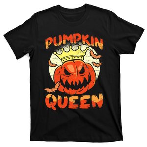 Pumpkin Queen Funny Happy Halloween T-Shirt