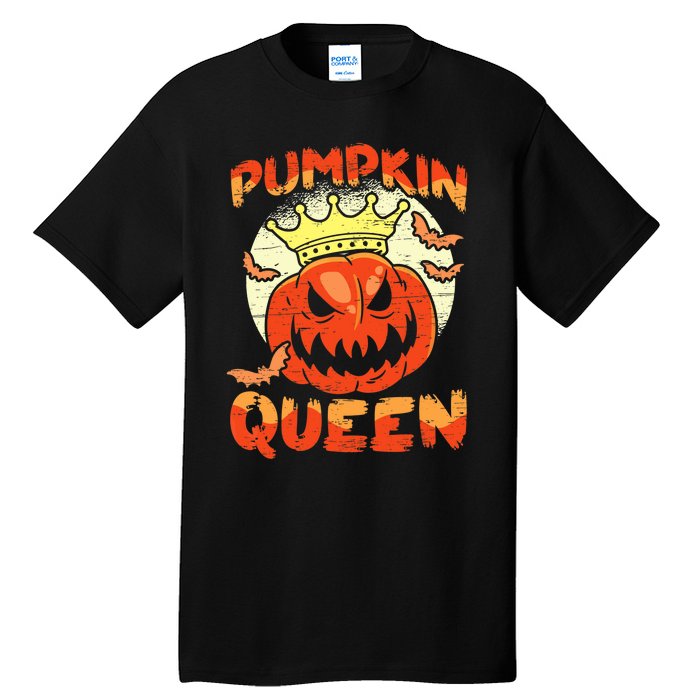 Pumpkin Queen Funny Happy Halloween Tall T-Shirt