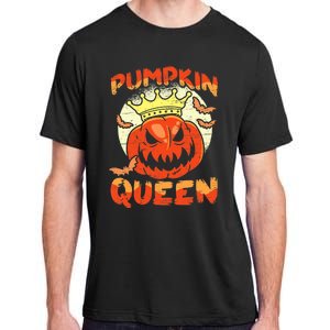 Pumpkin Queen Funny Happy Halloween Adult ChromaSoft Performance T-Shirt