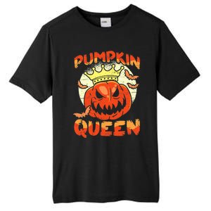 Pumpkin Queen Funny Happy Halloween Tall Fusion ChromaSoft Performance T-Shirt