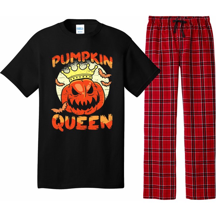 Pumpkin Queen Funny Happy Halloween Pajama Set