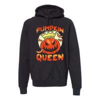 Pumpkin Queen Funny Happy Halloween Premium Hoodie