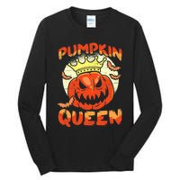 Pumpkin Queen Funny Happy Halloween Tall Long Sleeve T-Shirt